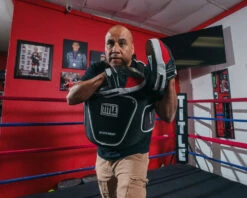 TITLE Boxing Aerovent Elite Body Protector -Power Punch ACBPBK 1