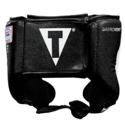 TITLE Boxing Aerovent Elite USA Boxing Competition Headgear – With Cheeks -Power Punch ACHEX BK 4