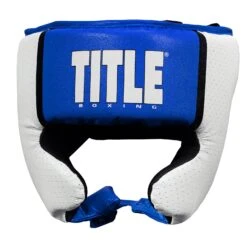 TITLE Boxing Aerovent Elite USA Boxing Competition Headgear – With Cheeks -Power Punch ACHEX BL 2