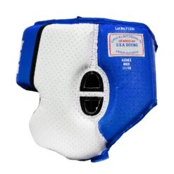 TITLE Boxing Aerovent Elite USA Boxing Competition Headgear – With Cheeks -Power Punch ACHEX BL 3