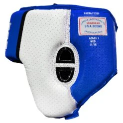 TITLE Boxing Aerovent Elite USA Boxing Competition Headgear – Open Face -Power Punch ACHEX1 BL 3