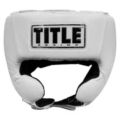 TITLE Boxing USA Boxing Competition Headgear - With Cheeks 35 TITLE Boxing USA Boxing Competition Headgear - With Cheeks -Power Punch ACHX WH 2 2