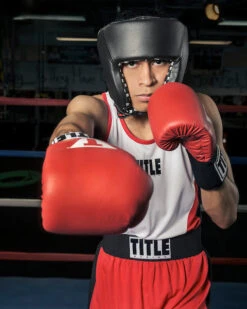 TITLE Boxing USA Boxing Competition Headgear - Open Face -Power Punch ACHX1BBK 1 669e94b8 fc75 465a a58f e84c8e7d1e4d