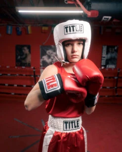 TITLE Boxing USA Boxing Competition Headgear - Open Face -Power Punch ACHX1WH 2 77fdb1cc a5f2 487a bd49 c3f6e47408ab