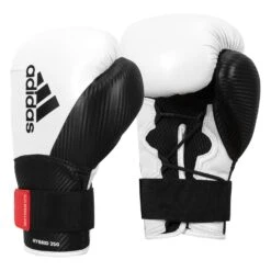 Adidas Hybrid 250 Training Gloves -Power Punch ADIH250TG WH BK 2