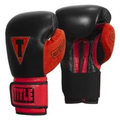 TITLE Boxing All Heart Bag Gloves 2.0 -Power Punch AHABG2 BK RD 2 1
