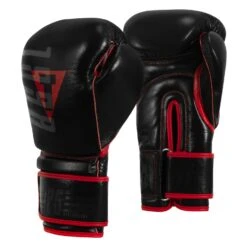 TITLE Boxing Throwback 1998 Anniversary Bag Glove -Power Punch AVTFBG BK RD 02