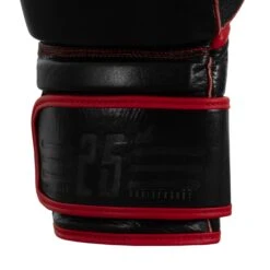 TITLE Boxing Throwback 1998 Anniversary Bag Glove -Power Punch AVTFBG BK RD 06