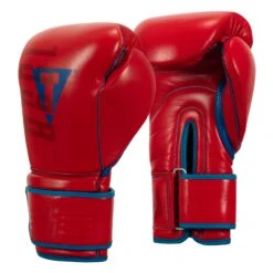 TITLE Boxing Throwback 1998 Anniversary Bag Glove -Power Punch AVTFBG RD BL 2