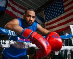 TITLE Boxing Throwback 1998 Anniversary Bag Glove -Power Punch AVTFBGRDBL 1