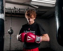 TITLE Boxeo Mexican Leather Training Gloves Quatro 23 TITLE Boxeo Mexican Leather Training Gloves Quatro -Power Punch BATGE4RDWH 2