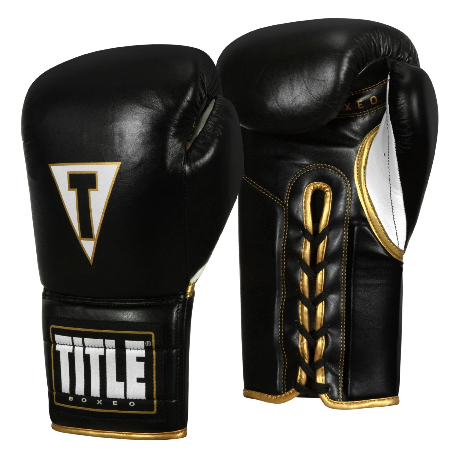 TITLE Boxeo Mexican Leather Lace Training Gloves Quatro 5 TITLE Boxeo Mexican Leather Lace Training Gloves Quatro - Image 3