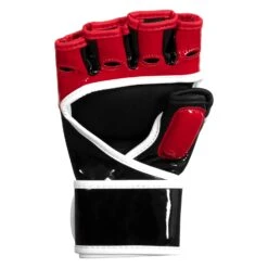 BOOM BOOM Boxing Bomber Youth MMA Gloves -Power Punch BBMMGY RD BK WH 3