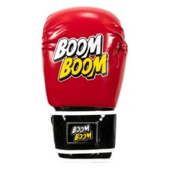 BOOM BOOM Boxing Striker Youth Boxing Gloves -Power Punch BBSBGY2 RD BK 003