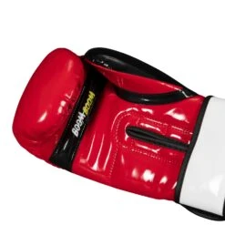 BOOM BOOM Boxing Silencer Youth Bag Gloves -Power Punch BBYBGS RD BK WH 3