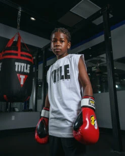 BOOM BOOM Boxing Silencer Youth Bag Gloves -Power Punch BBYBGSRD 4