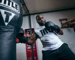 TITLE Black Blitz Weighted Bag Gloves -Power Punch BKWBGBK 1