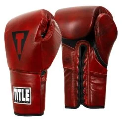 TITLE Boxing Blood Red Leather Sparring Gloves -Power Punch BRSG 2 761650c6 d6dd 45f4 8f31 07b9098fdc32