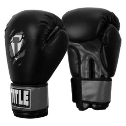 TITLE Classic Shredded Boxing Gloves -Power Punch CABG10 BK GR 02
