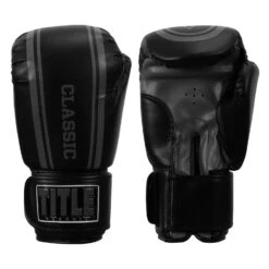 TITLE Classic Speed Boxing Gloves -Power Punch CABG12 BK GR 1