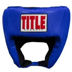 TITLE Classic USA Boxing Competition Headgear – Open Face -Power Punch CACHX1 BL 2