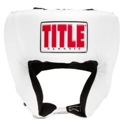TITLE Classic USA Boxing Competition Headgear – Open Face -Power Punch CACHX1 WH 2