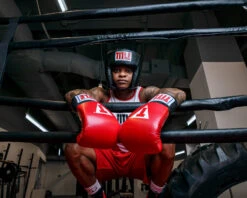 TITLE Classic USA Boxing Competition Headgear – Open Face -Power Punch CACHX1BK 2