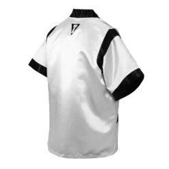 TITLE Boxing Old School Corner Jacket -Power Punch CJSS2 WH BK 02