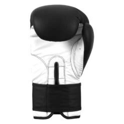 TITLE Classic Fitness Boxing Gloves -Power Punch CRBG BK WH 04