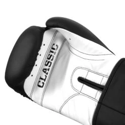 TITLE Classic Fitness Boxing Gloves -Power Punch CRBG BK WH 05