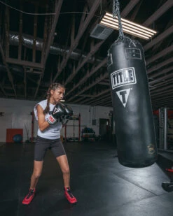 TITLE Classic Leather Super Bag Gloves 2.0 -Power Punch CSBGL2BK 1