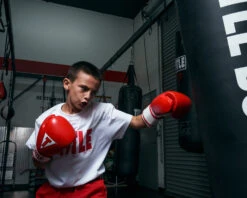 TITLE Classic Leather Super Bag Gloves 2.0 -Power Punch CSBGL2RD 1