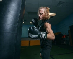 TITLE Boxing Gel Soft Strike Bag Gloves -Power Punch CSSGBG1BKGR 1