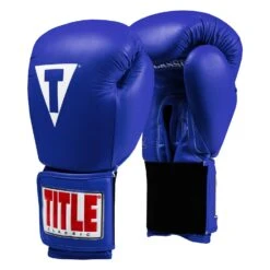 TITLE Classic Leather Elastic Training Gloves 2.0 31 TITLE Classic Leather Elastic Training Gloves 2.0 -Power Punch CTSGV2 BL 02