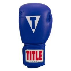 TITLE Classic Leather Elastic Training Gloves 2.0 32 TITLE Classic Leather Elastic Training Gloves 2.0 -Power Punch CTSGV2 BL 03