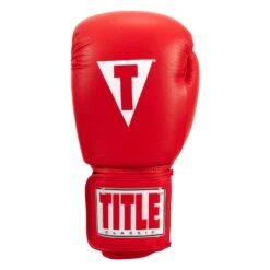 TITLE Classic Leather Elastic Training Gloves 2.0 38 TITLE Classic Leather Elastic Training Gloves 2.0 -Power Punch CTSGV2 RD 03