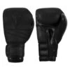 TITLE Black Bolstered Leather Bag Gloves -Power Punch DBBG BK 01