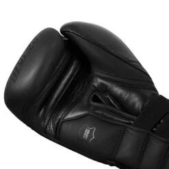TITLE Black Bolstered Leather Bag Gloves -Power Punch DBBG BK 05