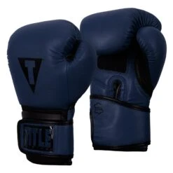 TITLE Boxing Dauntless Training Gloves -Power Punch DNTTG BL BK 2
