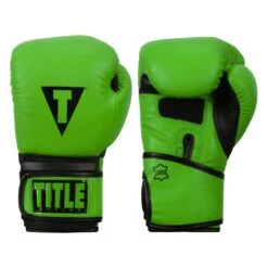 TITLE Boxing Dauntless Training Gloves -Power Punch DNTTG GN BK 1
