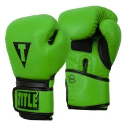 TITLE Boxing Dauntless Training Gloves -Power Punch DNTTG GN BK 2