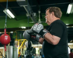 TITLE Boxing Fight Back Leather Boxing Gloves -Power Punch FBBGLGR 2