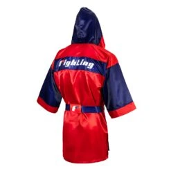 Fighting Full Length Robe -Power Punch FFLR RD BL 3