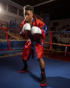 Fighting Full Length Robe -Power Punch FFLRRDBL 1