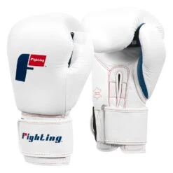 Fighting Leather Heavy Bag Gloves -Power Punch FLHBG2 WH 2