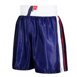 Fighting Professional Boxing Trunks -Power Punch FPST BL WH 2