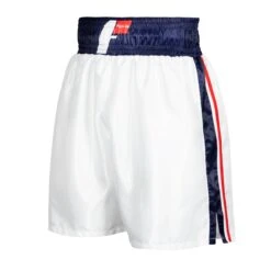 Fighting Professional Boxing Trunks -Power Punch FPST WH BL 2