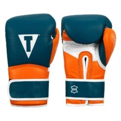 TITLE Boxing Gel Freestyle Training Gloves -Power Punch FRTTG BL OR WH 1