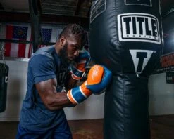 TITLE Boxing Gel Freestyle Training Gloves -Power Punch FRTTGBLORWH 1