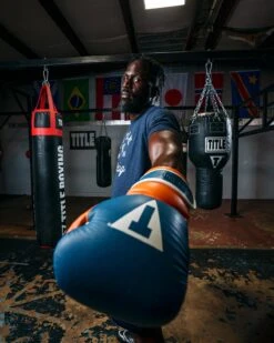 TITLE Boxing Gel Freestyle Training Gloves -Power Punch FRTTGBLORWH 3